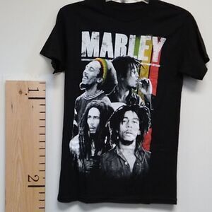 Bob Marley Zion Collage Tee New